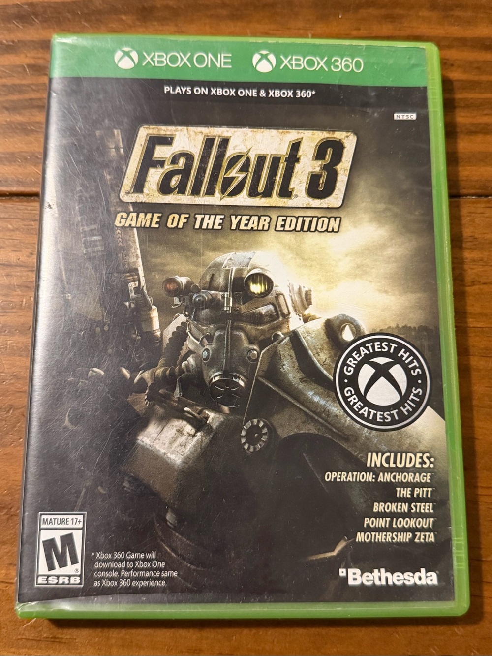 Fallout 3 Game of the Year Edition Xbox 360 Xbox1 Tested Works!